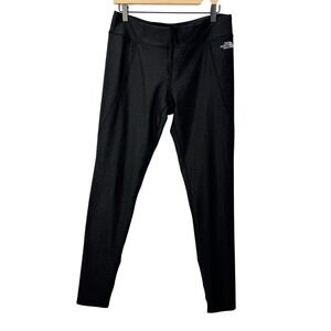 The‎ North Face Womens Gray Heather Ruched Ankle Athletic Leggings Large Regular